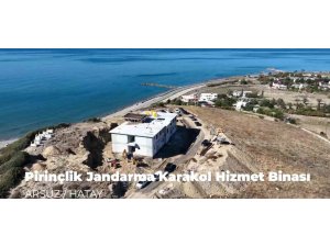 Arsuz’da Pirinçlik jandarma karakolu binası yenileniyor