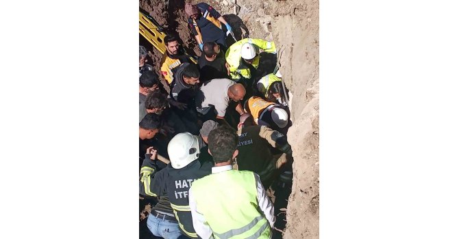 Şantiye alanında yaşanan göçükte can pazarı