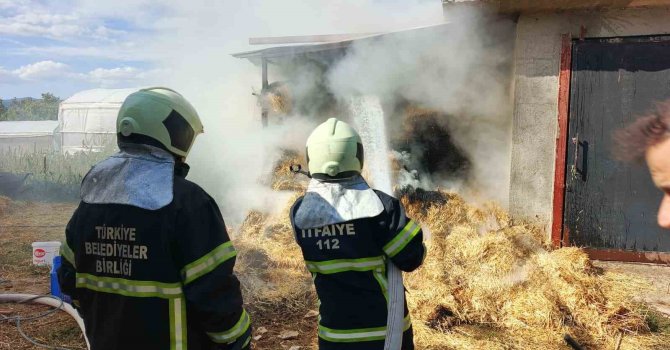Bucak’ta ot balyaları yandı