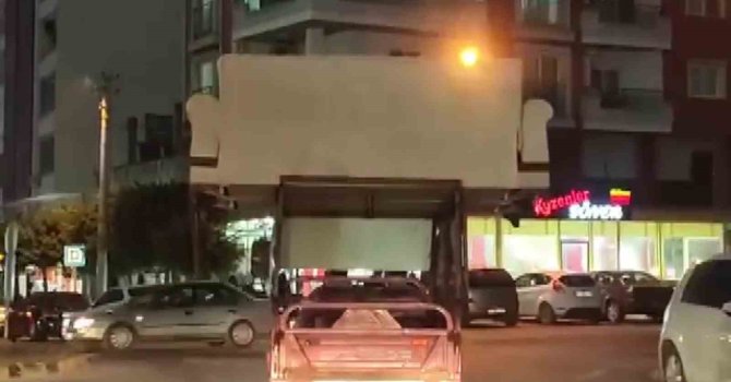 Motosikletle koltuk taşıyan sürücüye ceza