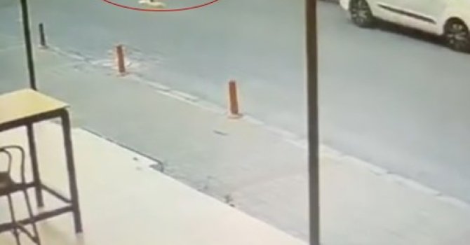 Kontrolden çıkan motosiklet duvara çarptı: 1 yaralı