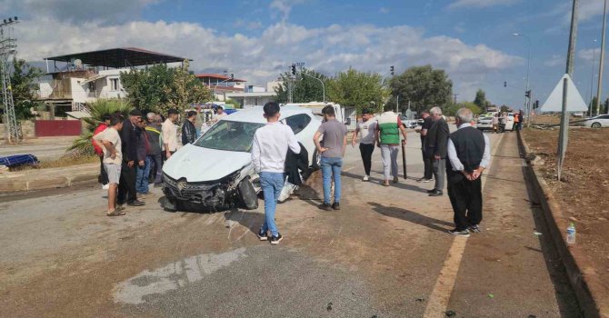 Hassa’da trafik kazası: 1 yaralı