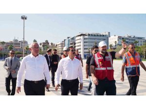 Depremde zarar gören İskenderun sahili yeniden hayat buluyor