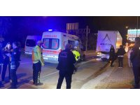 Tıra çarpan motosikletli gencin ölüme gitme anı kamerada