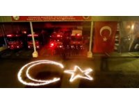 Ateş Savaşçıları 29 Ekim’i alevlerle kutladılar