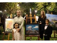 Küçük yeteneklerin, büyük eserleri sergilendi