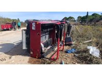 Antalya’da safari aracı devrildi: 9 turist yaralandı