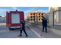 Okulda yangın alarmı paniğe sebep oldu