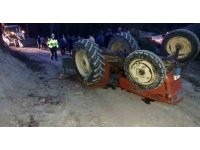 Burdur’da traktör devrildi: 1 ölü, 1 yaralı