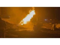 Doğal gaz patlamasıyla çıkan yangında 2 işçi yaralandı