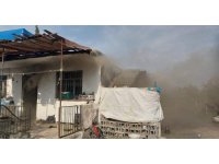 Dörtyol’da müstakil ev yandı
