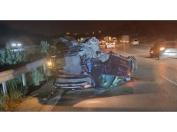 TAG Otoyolu’nda otomobil bariyerlere çarptı: 1 ölü