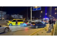 Manavgat’ta otomobil ile ticari taksi çarpıştı: 2 yaralı