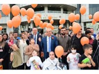 Kepez’de lösemiye karşı turuncu umutlar gökyüzüne yükseldi