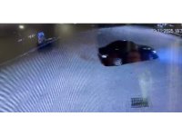 Dirift anları güvenlik kamerasına yansıdı, 46 bin lira ceza uygulandı