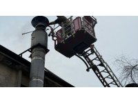 Antakya’da baca yangını