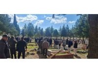 Burdur’da çıkan yangında  hayatını kaybeden yaşlı çift toprağa verildi