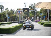 Mersin’deki Trafik Park, ara tatilde çocuklarla dolup taştı