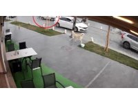 Yolun karşısına geçmek isteyen bisikletliye otomobil çarptı: 1 yaralı