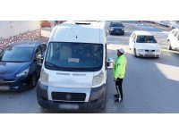 Burdur’da servis araçlarına yönelik denetim