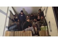 Tırın dorsesinden 16 göçmen çıktı, 2 organizatör tutuklandı