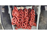 Hatay’da menşei belirsiz 120 kilogram sucuğa el konuldu