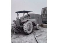 Mersin’in yüksek rakımlı bölgelerinde kar yağışı