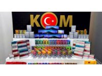 Isparta’da kaçakçılık operasyonunda çok sayıda kaçak tütün ürünü ele geçirildi