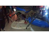 Kozan’da 3 araçlı zircirleme kaza: 2 kişi yaralandı