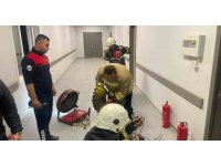 Hastanede elektrik panosundan çıkan yangın söndürüldü
