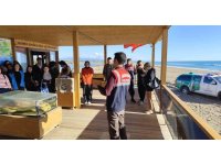 Jandarma’dan çevre koruma eğitimi ve kıyı temizliği