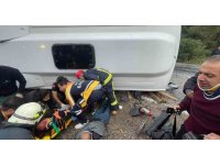 Antalya’da midibüs devrildi: 6 yaralı