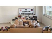 Silifke ve Bozyazı’da kaçak makaron dperasyonu: 2 gözaltı