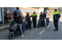 Manavgat’ta motosikletlilerin kask ve eldiven kullanım oranı yüzde 90