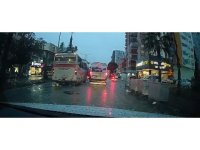 Yol verme kavgasında sürücülere ceza kesildi birinin ehliyetine de el konuldu