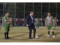 Mersin Büyükşehir Belediyesinin birimler arası futbol turnuvasına start verildi