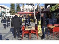 Büyükşehir Zabıtasından kaldırım işgallerine sıkı denetim