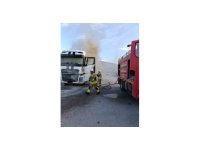 Belen’de tır yangını