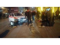 Isparta’da otomobille motosiklet çarpıştı: 2 yaralı