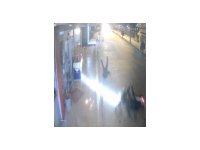 Osmaniye’de motosiklet kazası kamerada