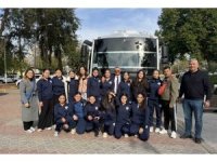 Başkan Topaloğlu’ndan voleybolculara moral desteği