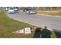 Manavga’ta otomobiller çarpıştı: 1 yaralı