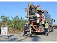 ASAT’tan kanalizasyon hattı temizliği ve kapak düzenleme çalışması