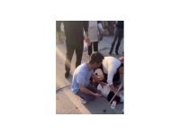 Anne ve 2 çocuğuna yaya geçidinde otomobil çarptı