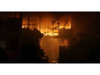 Sanayi Sitesi’nde çıkan yangında 9 iş yeri zarar gördü