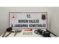 Kaçak kazı yapan 2 şüpheli tarihi eserlerle yakalandı