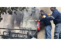 Erdemli’de ev yangını büyümeden söndürüldü