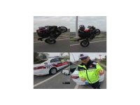 Ters yönde akrobatik hareketler pahalıya patladı: 30 bin TL ceza yediler