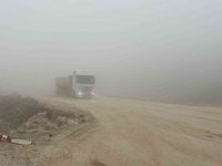 Hatay’da yüksek kesimlerde sis