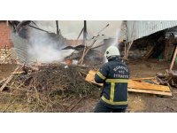 Burdur’da evde yangın paniği